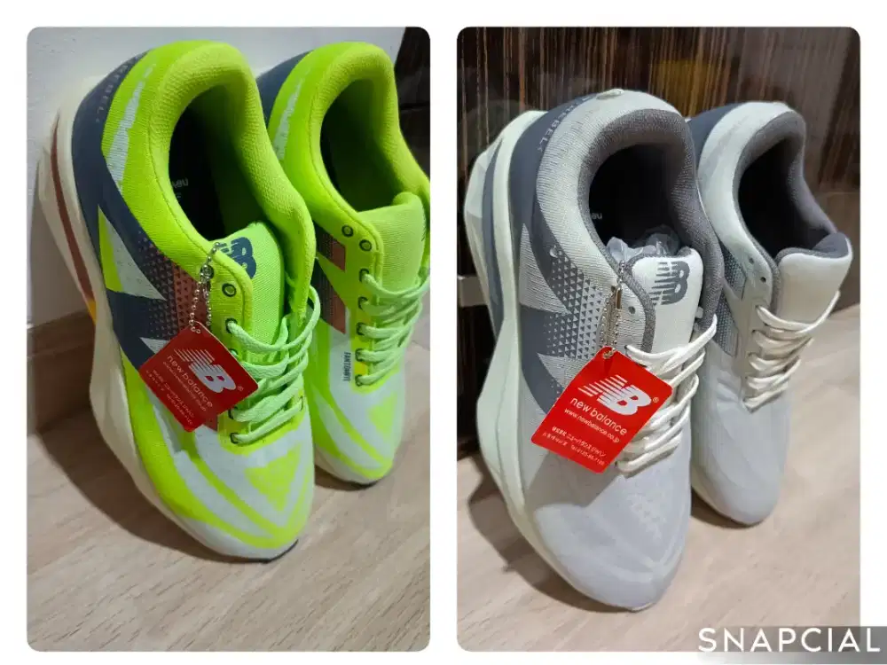 NB Rebel Hijau & Abu Size 42