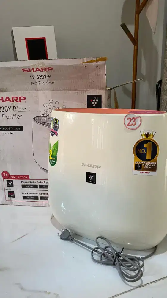 Air Purifier Sharp FP-J30Y-P Original (Baru)