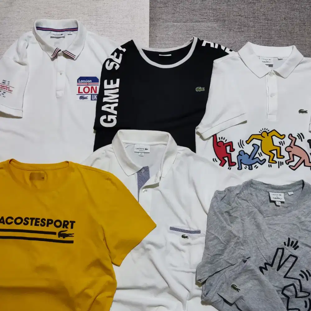 Kaos polo shirt LACOSTE London Size No.4