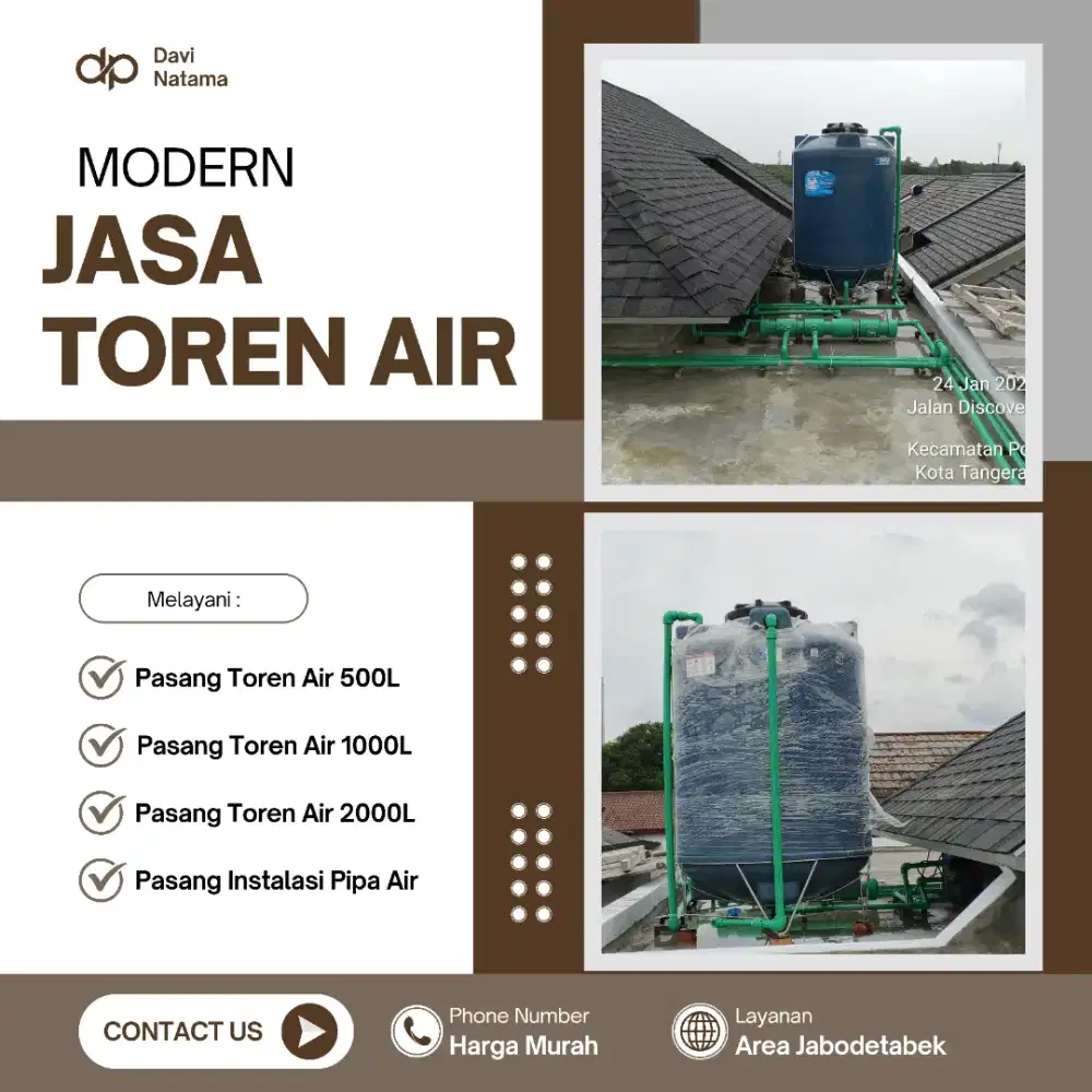 Jasa Pasang Toren Air Terdekat