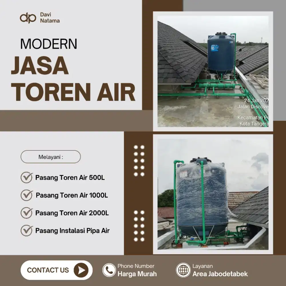 Tukang Toren Air - Jasa Pemasangan Instalasi Tandon Air