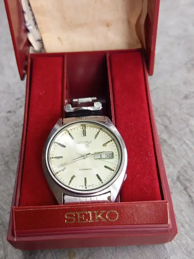 jual tangan  jam seiko 6309A ori komplit box&nota pembelian 1989