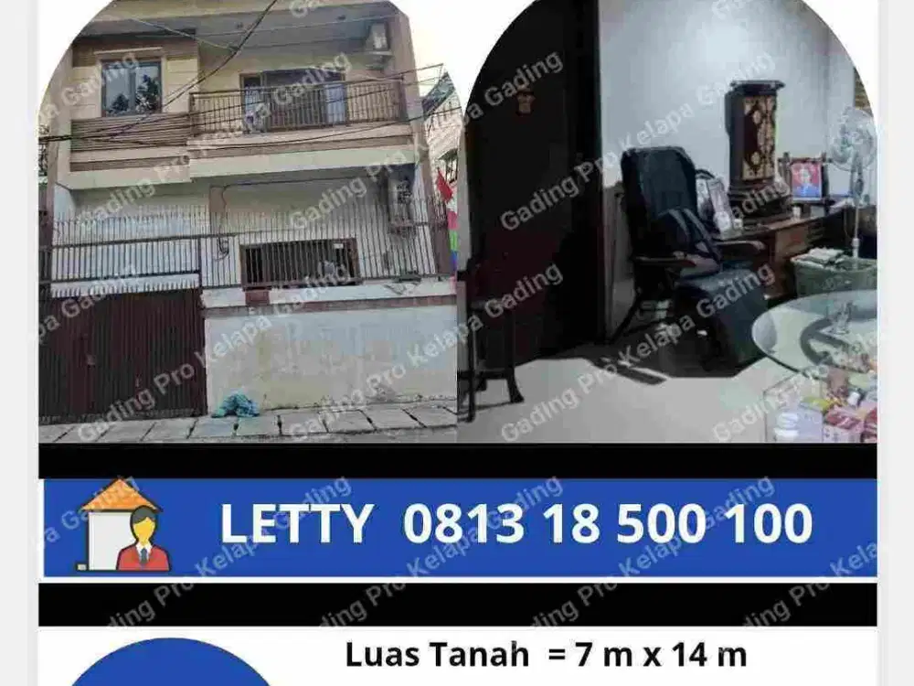 Rumah Pademangan Jakarta Utara Rp 2.35 M