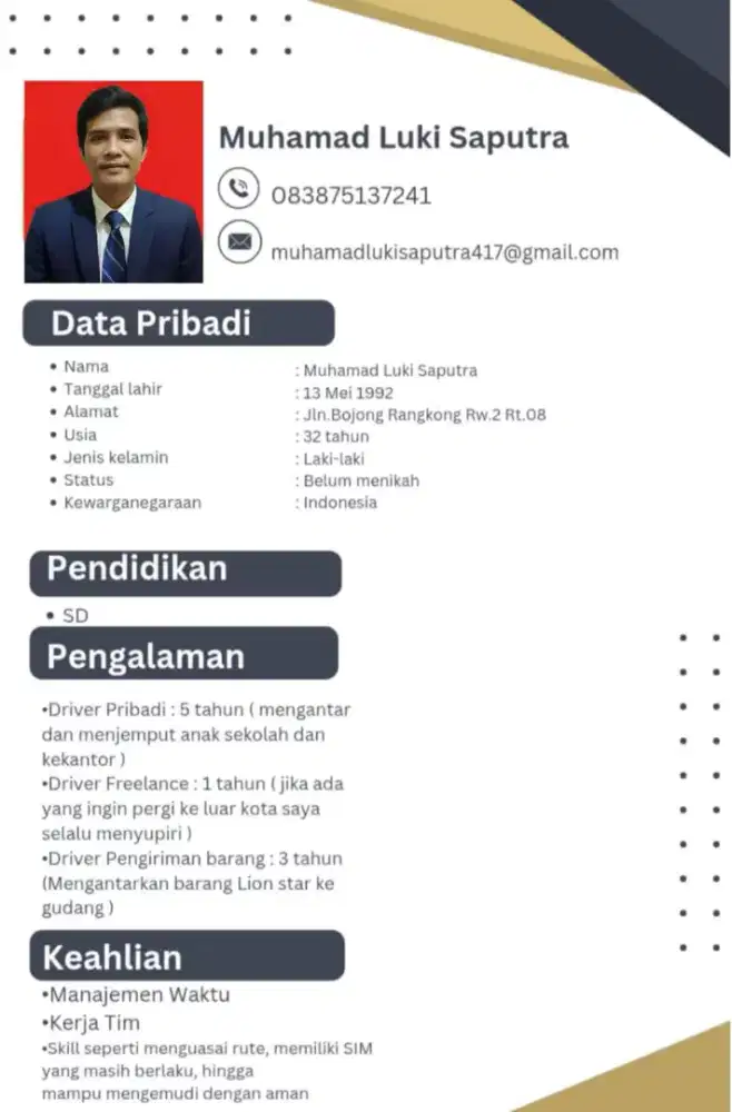 Lowongan siap di bidang apapun