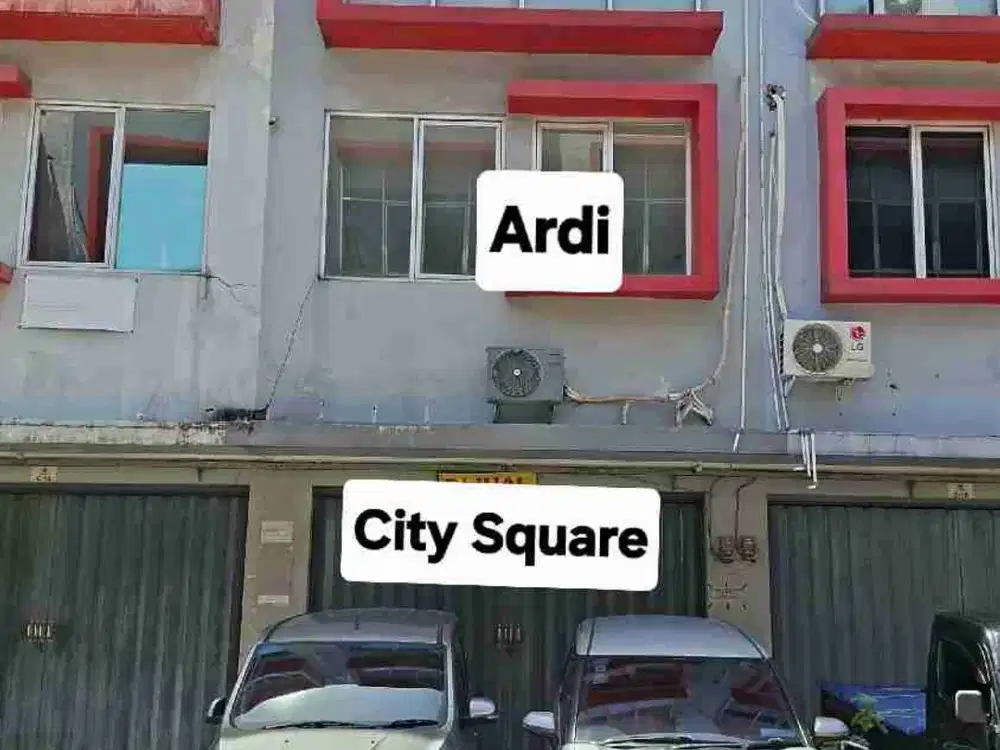 Dijual murah ruko 3 lt, 4.5 x 11, komplek city square