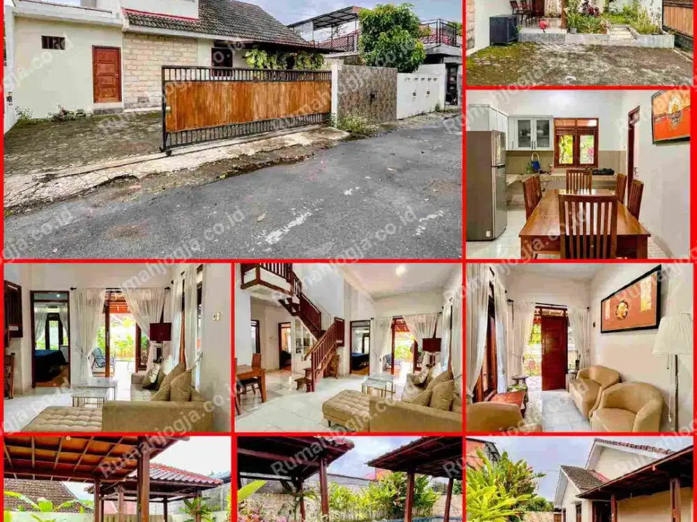 rumah villa sangat nyaman dan asri jln Kaliurang KM 12 besi jangkang