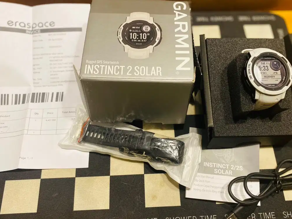 Jam tangan lari garmin instinct 2 solar garansi tam