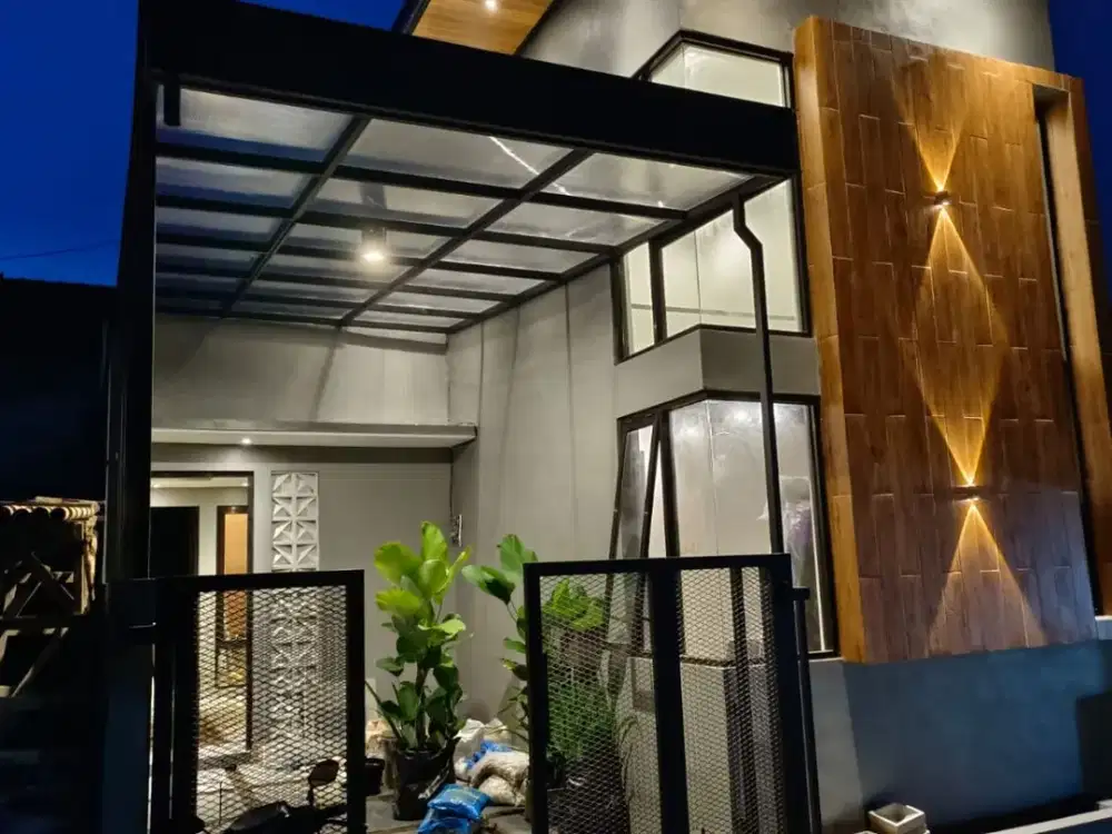 Rumah cantik dijual di sukun bandungrejosari Lb85 semifurnished 550jt