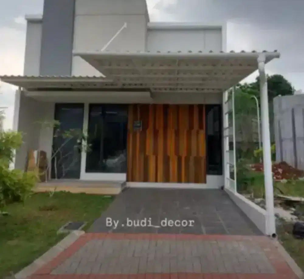 Kanopi Besi Galpanis anti karat Atap Alderon RS