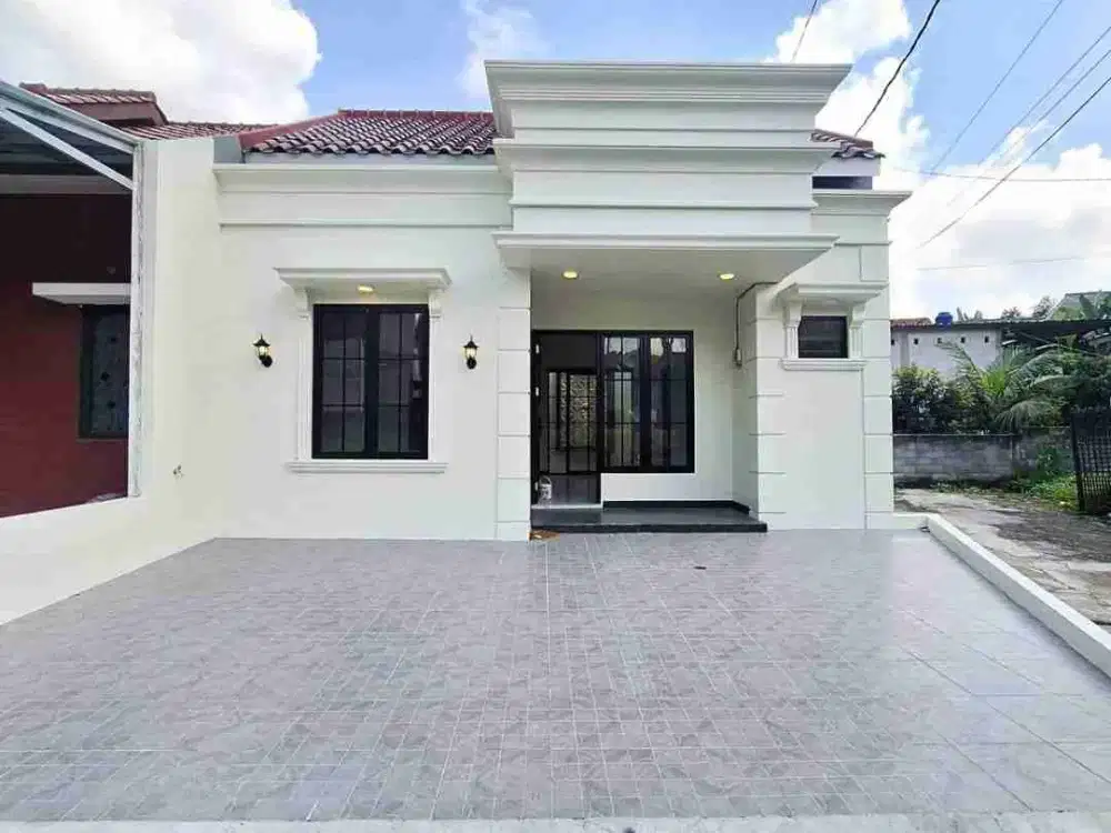 1 lantai dalam Cluster siap Huni tanah besar mewah cilodong kalimulya depok