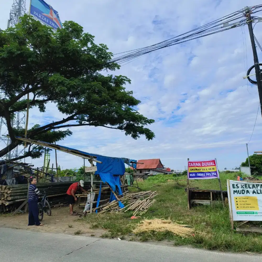 Dijual Tanah ukuran 10 X 48 meter