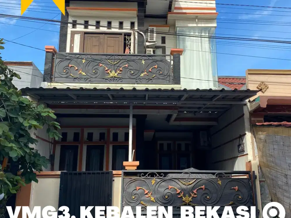 Rumah dijual Murah 2,5 Lt. Mutiara Gading 3, Kebalen 15 Menit Stasiun Bekasi