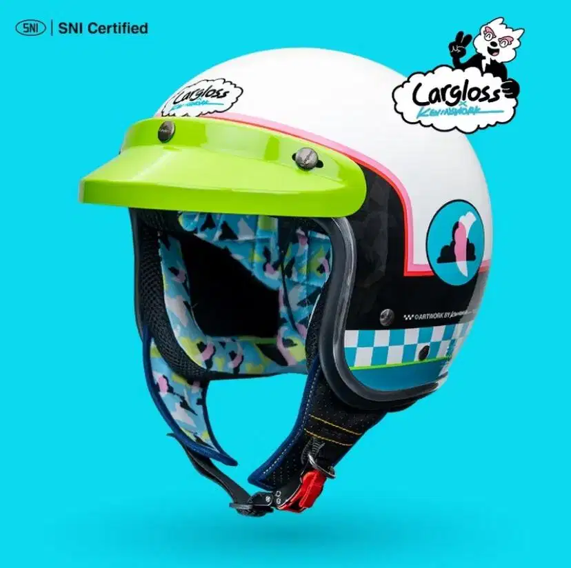 Cargloss CFM 2 x Kevinswork - Retro Helm865