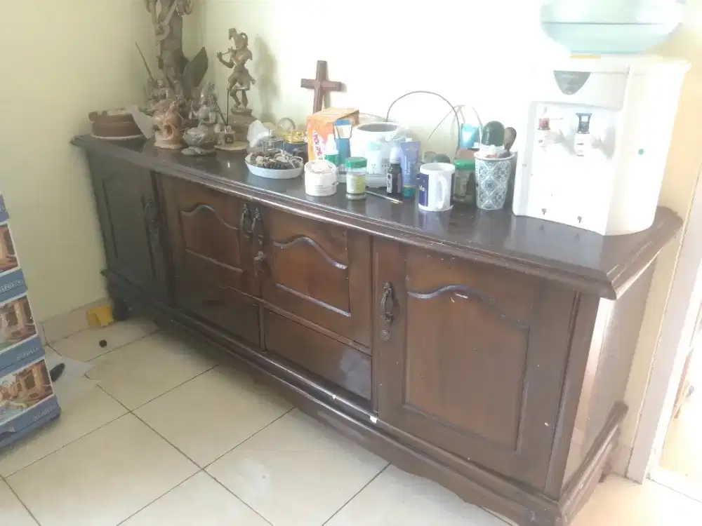 Buffet meja kayu jati tua