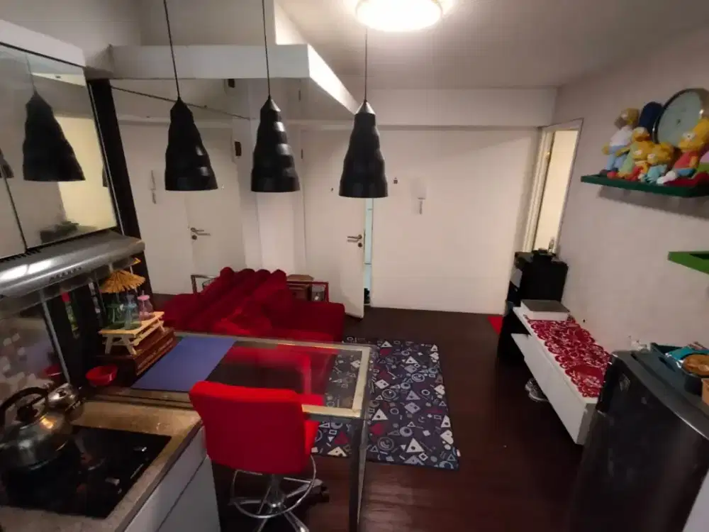 Jual 2bed room furnish siap huni@bassura city