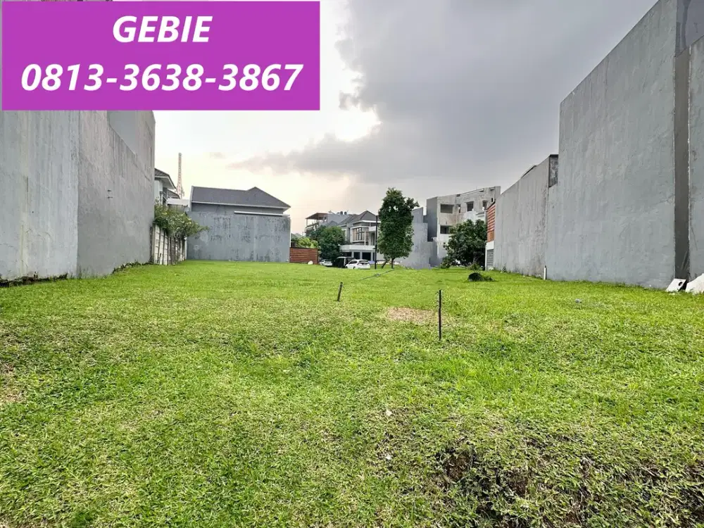 Kavling Bentuk Rata Dalam Cluster di Kebayoran Bintaro LH-16202