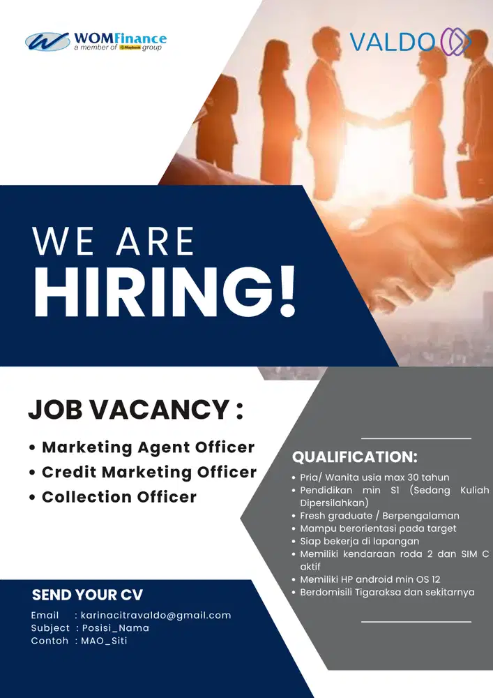 LOWONGAN KERJA WOM FINANCE