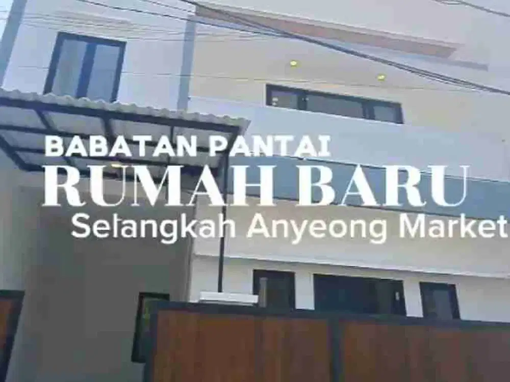 Dijual Rumah di Babatan Pantai Minimalis 2 Lantai, Row Lebar, Dekat Galaxy Mall, Unair, UTS, Tunjungan