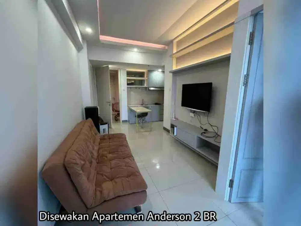 Sewa Apartemen 2BR 2 Br Anderson Benson Tower Orchard Tanglin Fully Furnished Pakuwon Mall Surabaya Barat