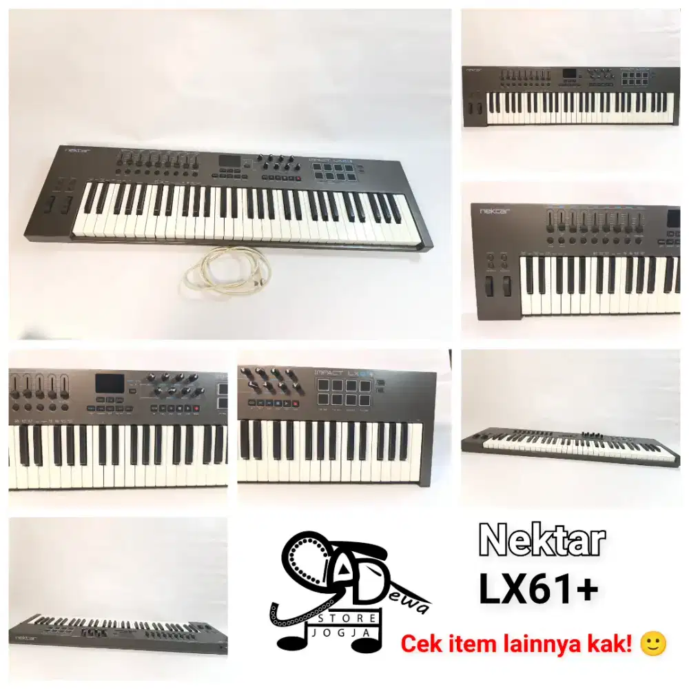 NEKTAR IMPACT LX61+ LX61 PLUS MIDI CONTROLLER LX 61+ CONTROLER +