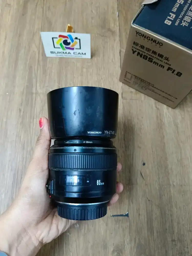 LENSA YONGNUO 85MM F1.8 FOR CANON