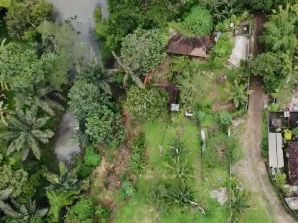 Disewakan Tanah Riverside Lingkungan Tenang Alami Di Abian Semal