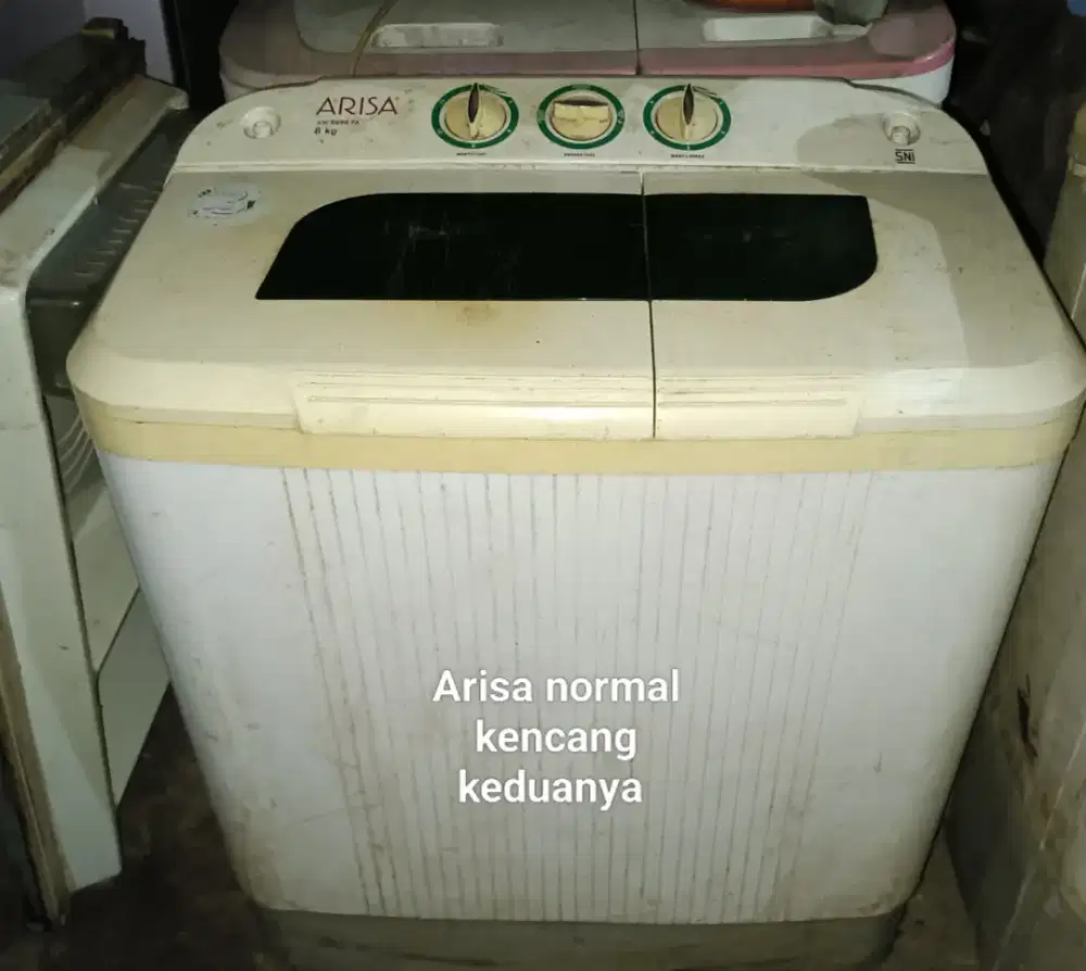 Mesin cuci ARISA normal masih kencang ke duanya