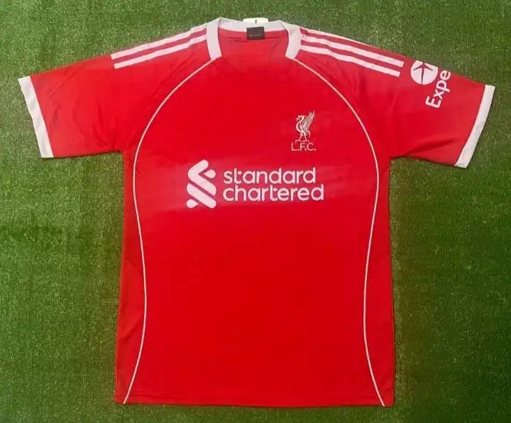 Jersey kaos baju dewasa liverpool merah