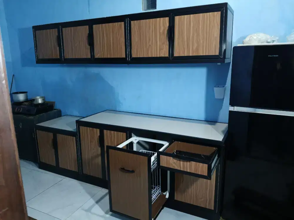 Menerima pesanan pembuatan kicenset aluminium motif serat kayu dll