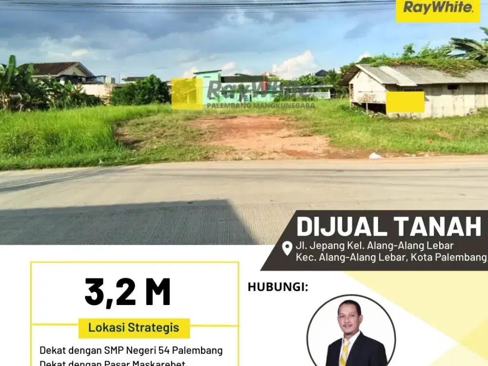 DIJUAL TANAH UK.40X30 PINGGIR JALAN AREA SANGAT STRATEGIS COCOK BANGUN RUKO
