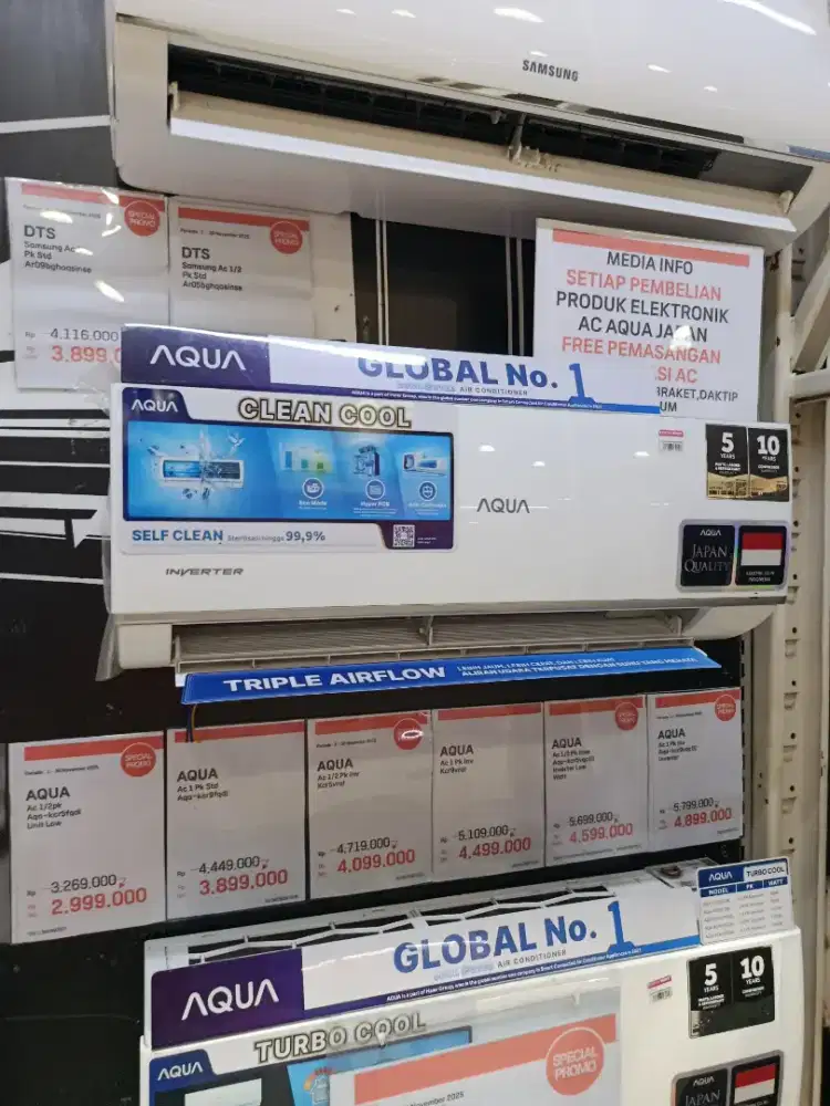 AC AQUA 1/2PK turbo mode