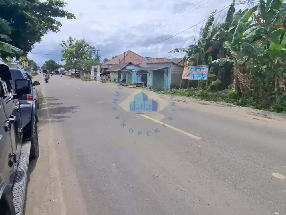 Dijual Tanah di Jalan Raya Cikande-RangkasBitung, Serang, Banten.