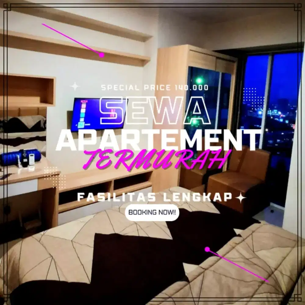 Sewa Apartemen Transpark Juanda Bekasi Timur Harian/Transit Termurah