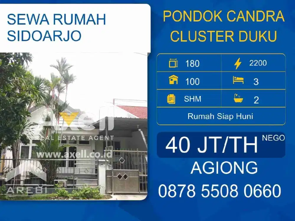 Pondok Pondok Candra Disewakan