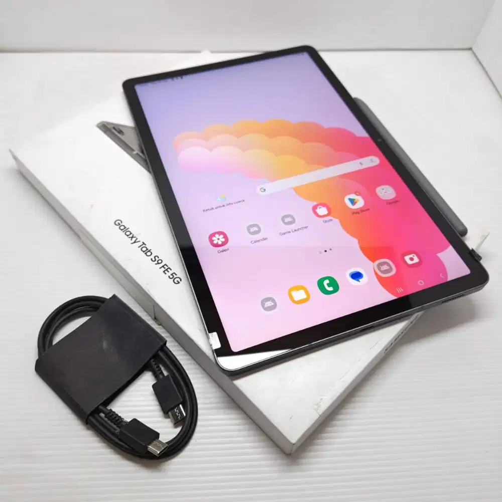 LIKE NEW MULUS 99.99%  SAMSUNG GALAXY TAB S9 FE 5G 6/128 GREY SEIN
