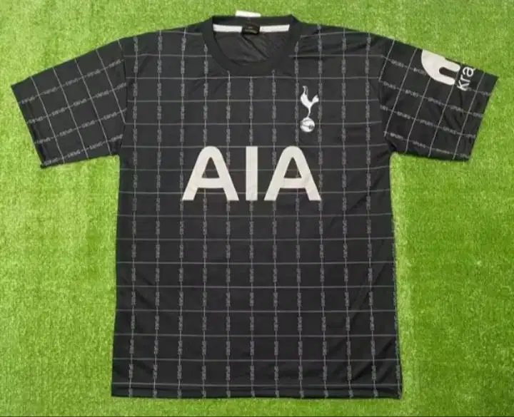 Jersey kaos baju dewasa totenham hitam