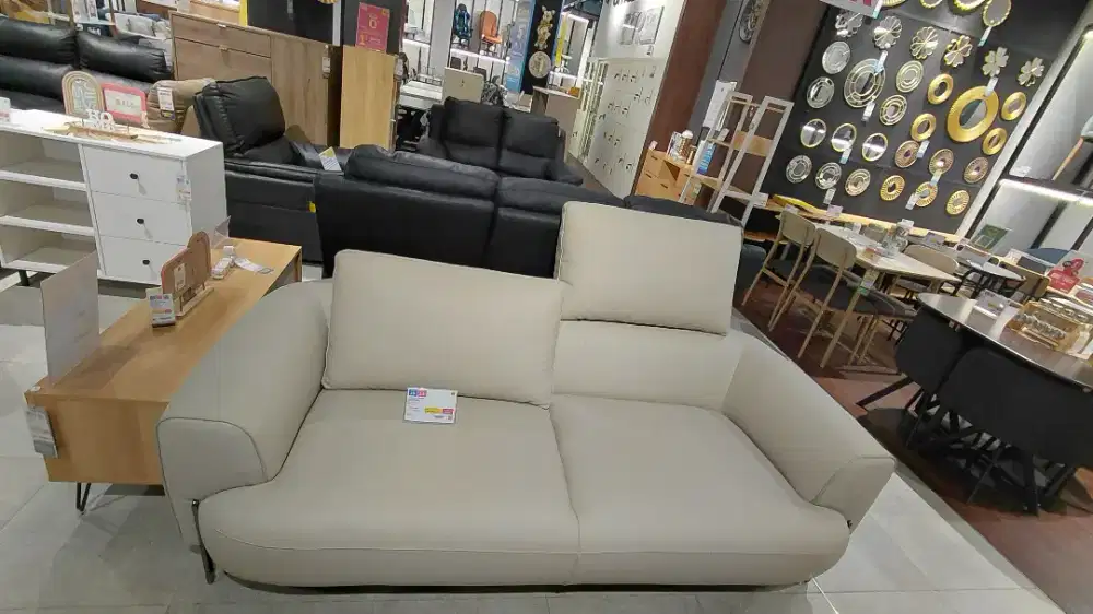 SOFA KIMBERLY HALF LEATHER ATRIA