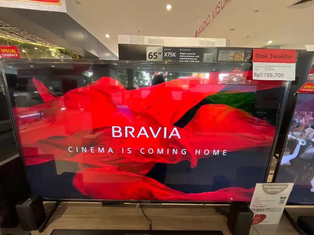 STOK TERAKHIR! TV SONY LED SMART 4K 65 inch