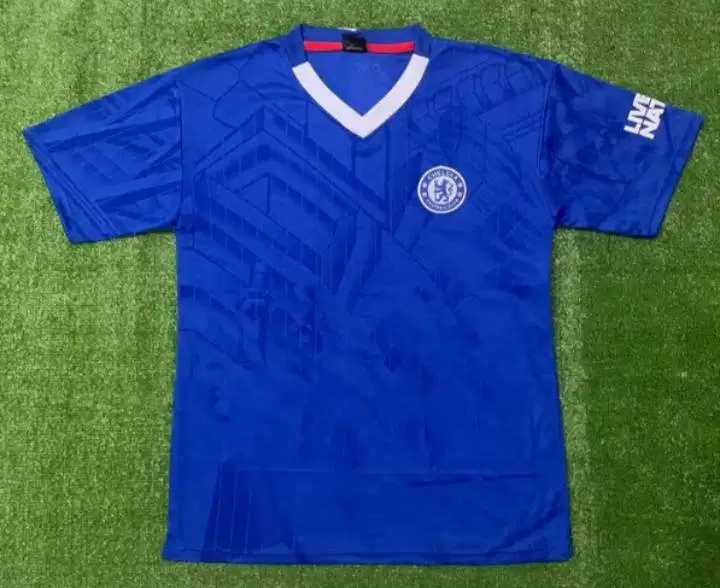 Jersey kaos baju dewasa chelsea biru