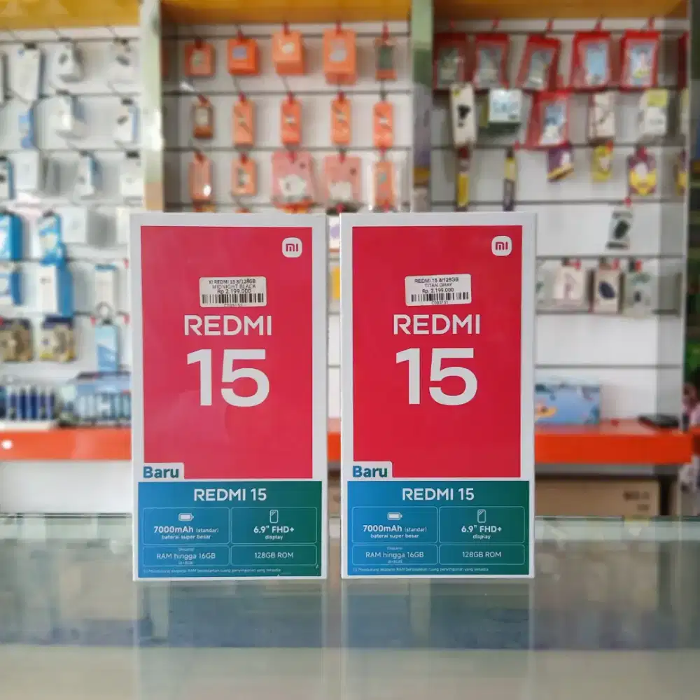 Redmi 15 – Baterai Super Besar, Layar Lebar, Harga Ramah Kantong!