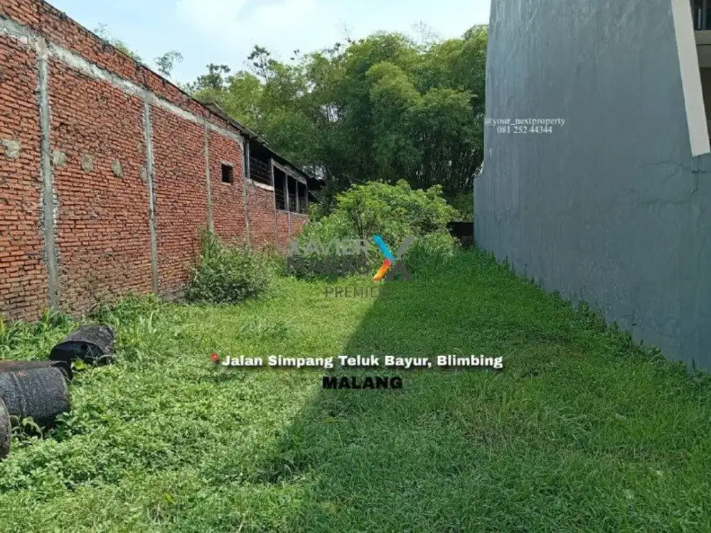 Tanah Kavling Murah Di Simpang Teluk Bayur, Blimbing Kota Malang