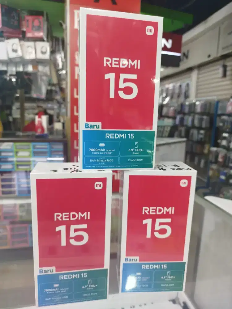 Redmi 15 barang baru