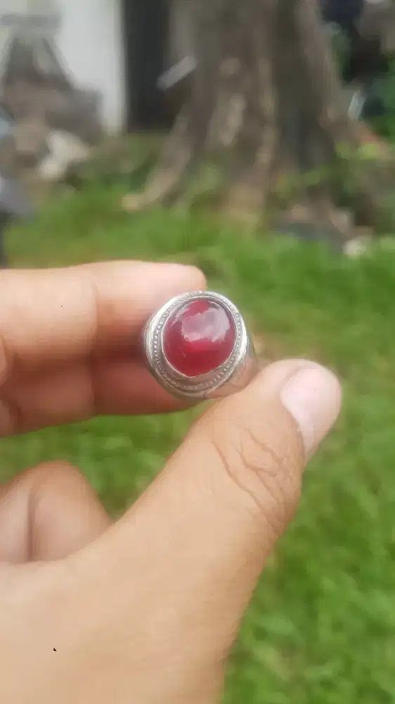 batu akik merah siam dim 14