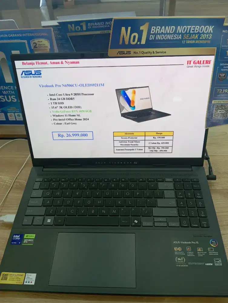 KREDIT LAPTOP ASUS Vivobook Pro N6506CU-OLEDS9211M