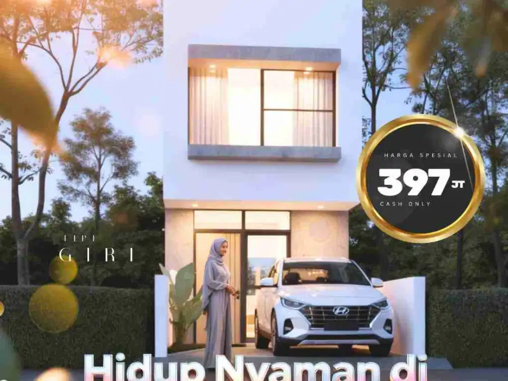 Rumah 2 Lantai Harga 1 Lantai Di Cihanjuang Bebas Biaya Legalitas