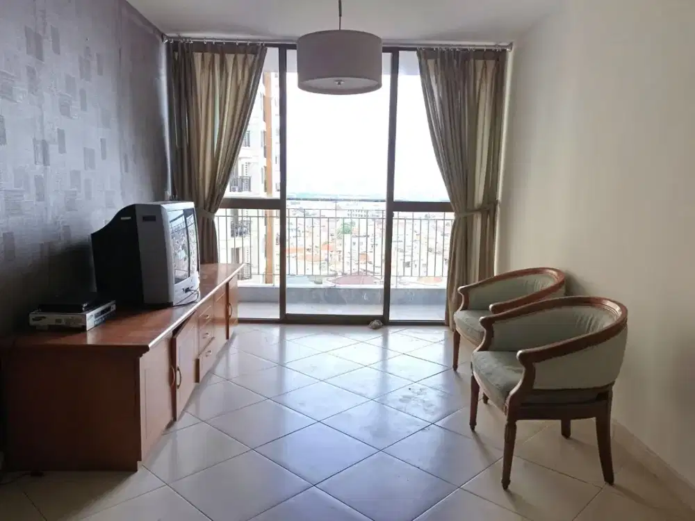 DIJUAL 2 BEDROOM APARTEMEN TAMAN RASUNA FURNISHED SIAP HUNI