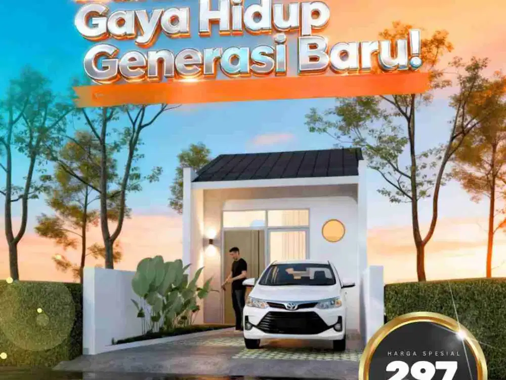 Rumah Dijual 1 Lantai Indent Dekat Ke Jalan Utama Cihanjuang Free biaya Pajak