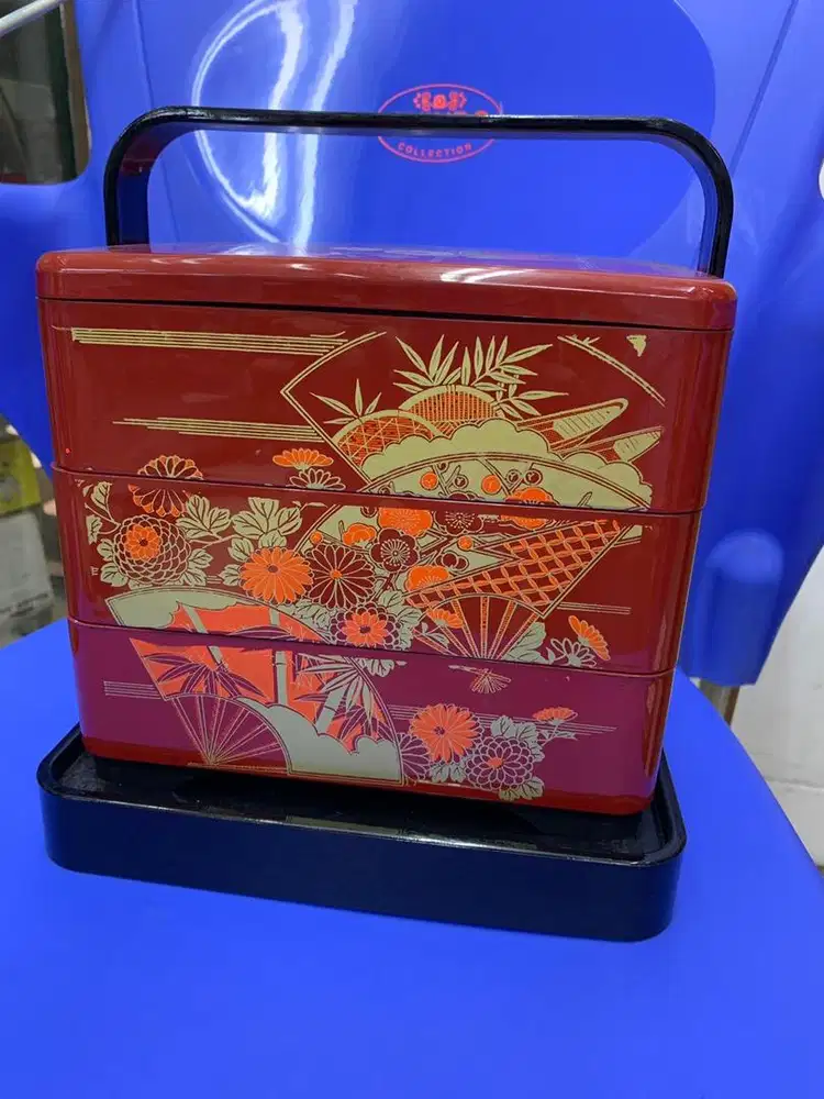 Kotak makan Japanese Bento container 3 tiers