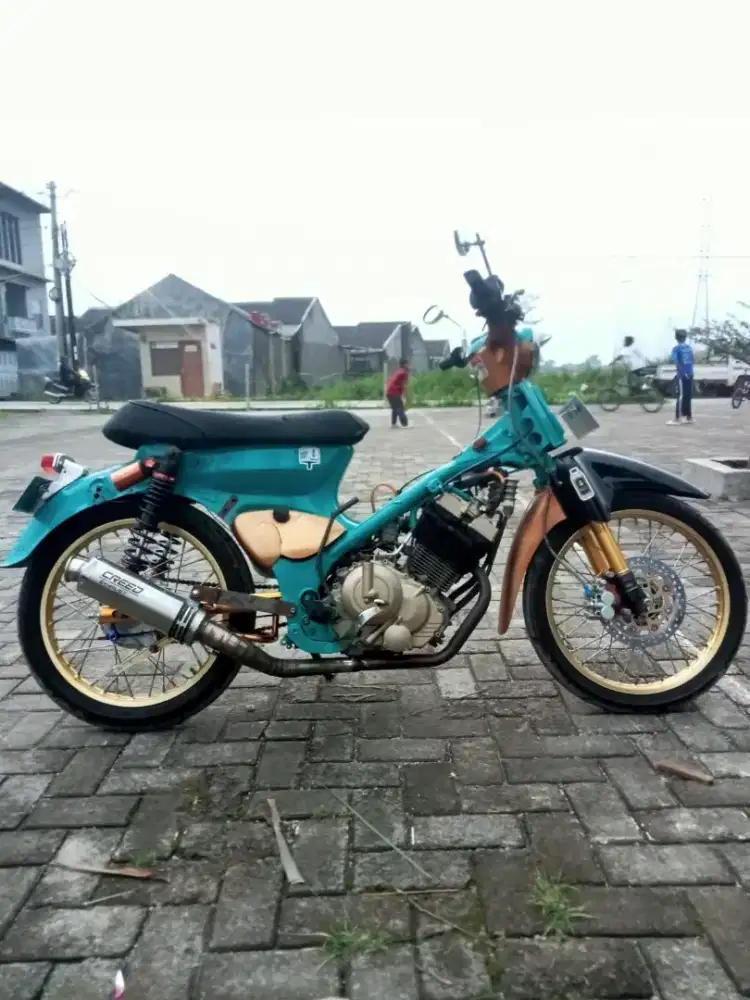satria fu modifikasi bebek 70