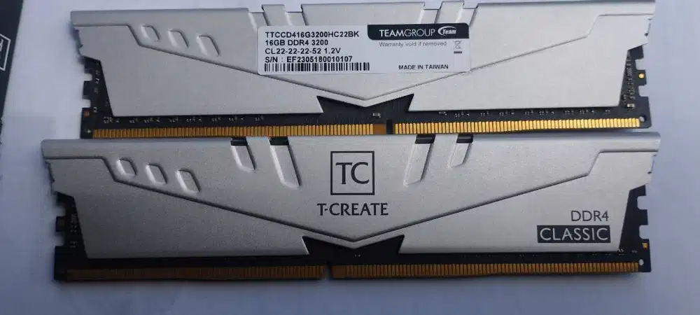 RAM TEAM T-CREATE CLASSIC 32GB (16x2) DDR4 3200MHz